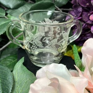 VINTAGE - Bartlet Collin’s Sugar Bowl with Gold trim